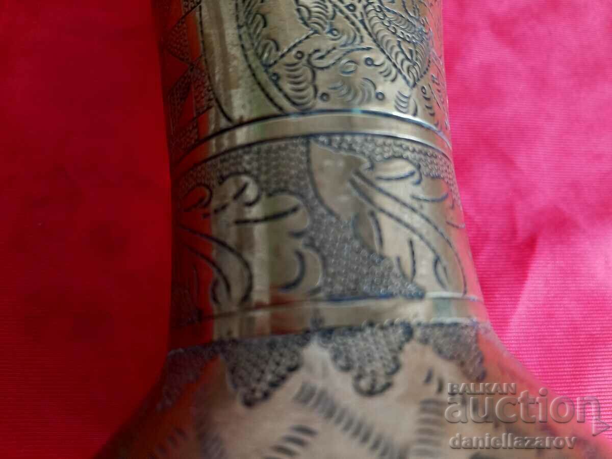 Delivery of Rare Old Bronze PERSIAN Dish, Vase