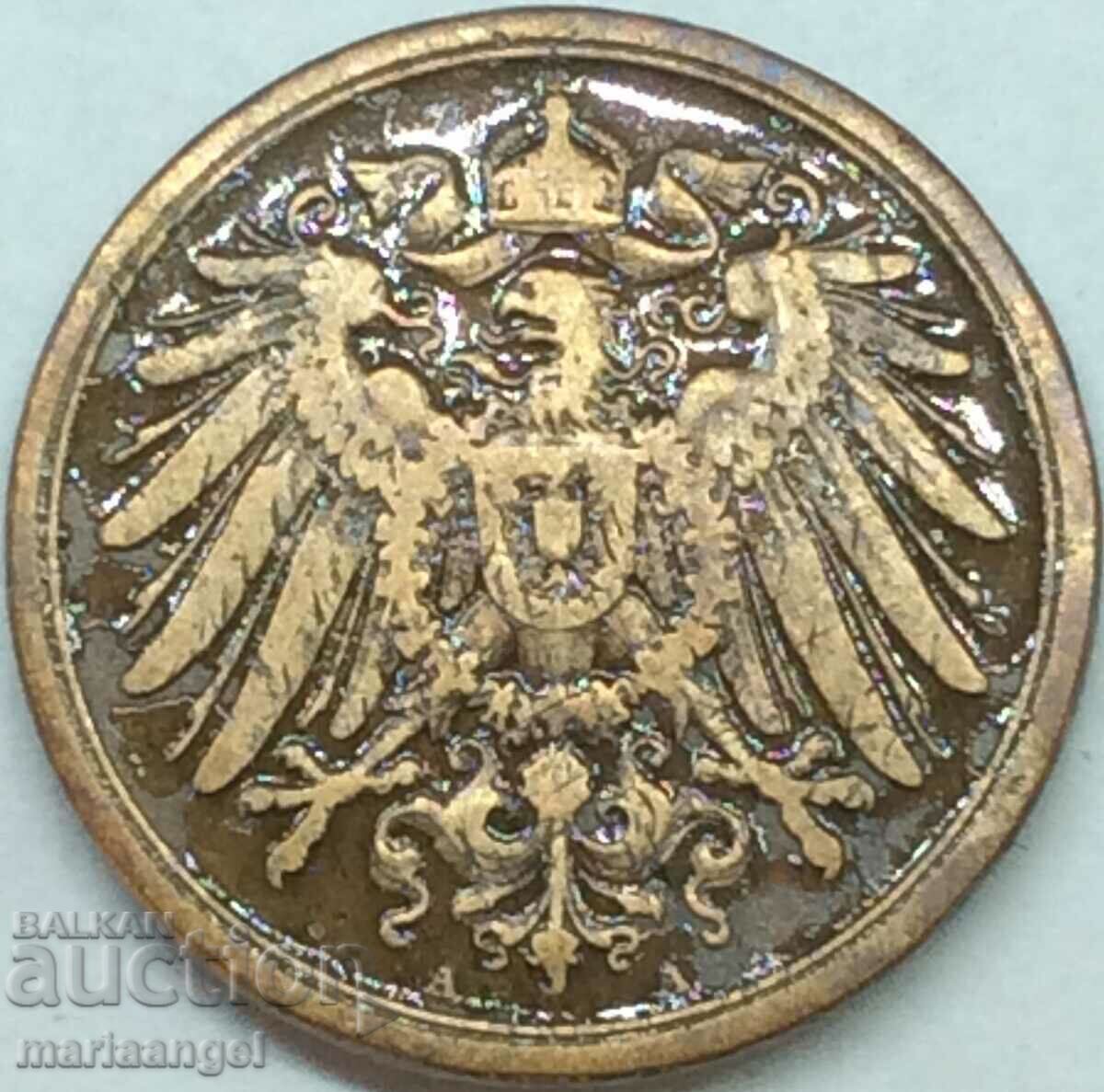 2 пфенига 1904 Германия