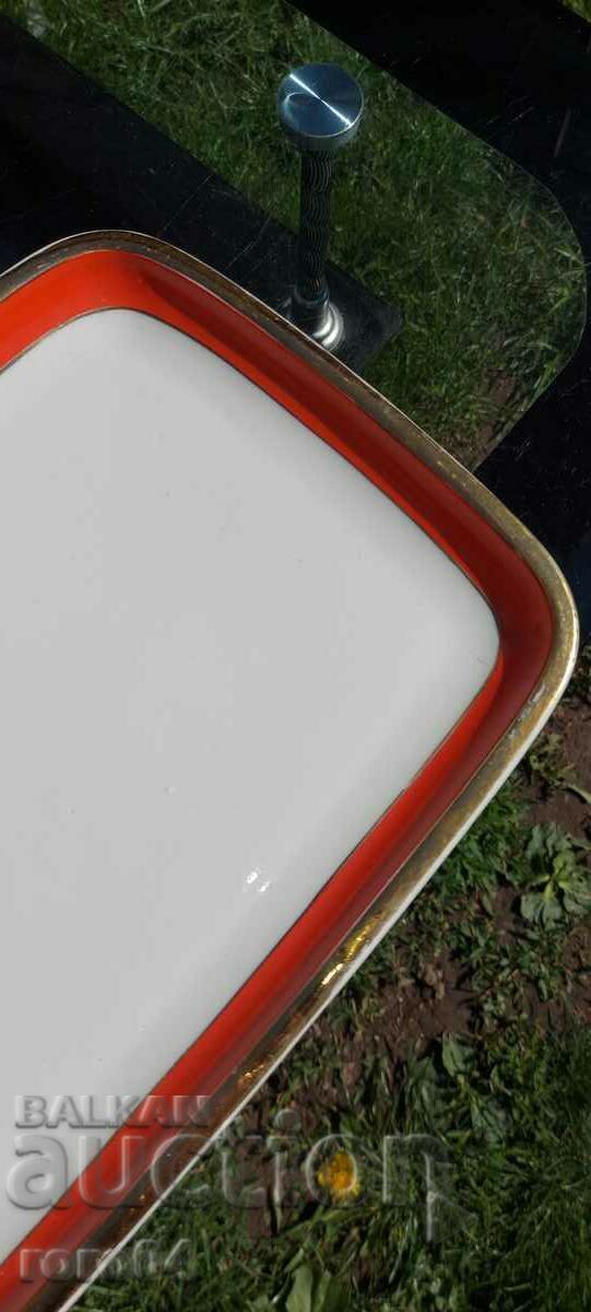 Auction  ISIS - OLD PORCELAIN PLATE / TRAY