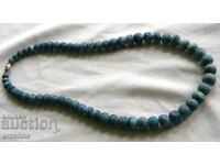 Blue coral necklace