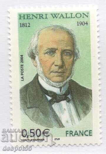 2004. Γαλλία. Henri Vallon, ιστορικός και γερουσιαστής, 1812-1904.