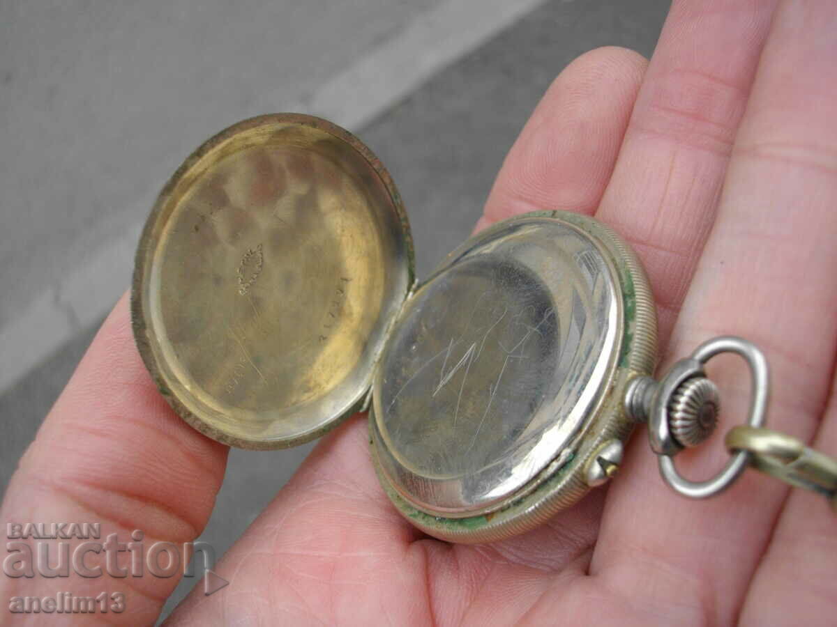 COLLECTIBLE OLD POCKET WATCH + CASE - 5 COLLECTIBLE OLD POCKET WATCH + CASE - 5