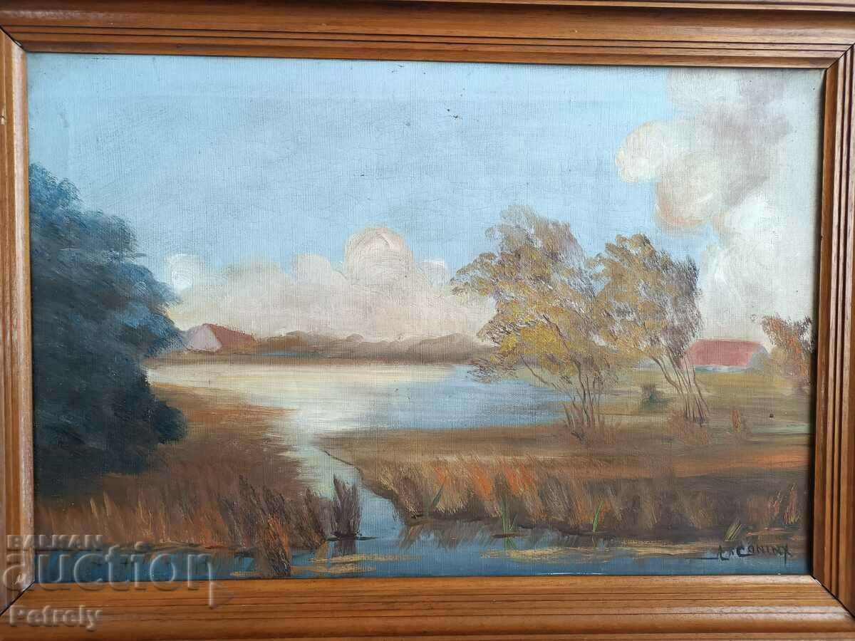 Old oil painting with price 80.00 BGN | € 40.90