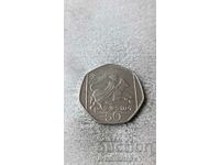 Cyprus 50 cents 1998