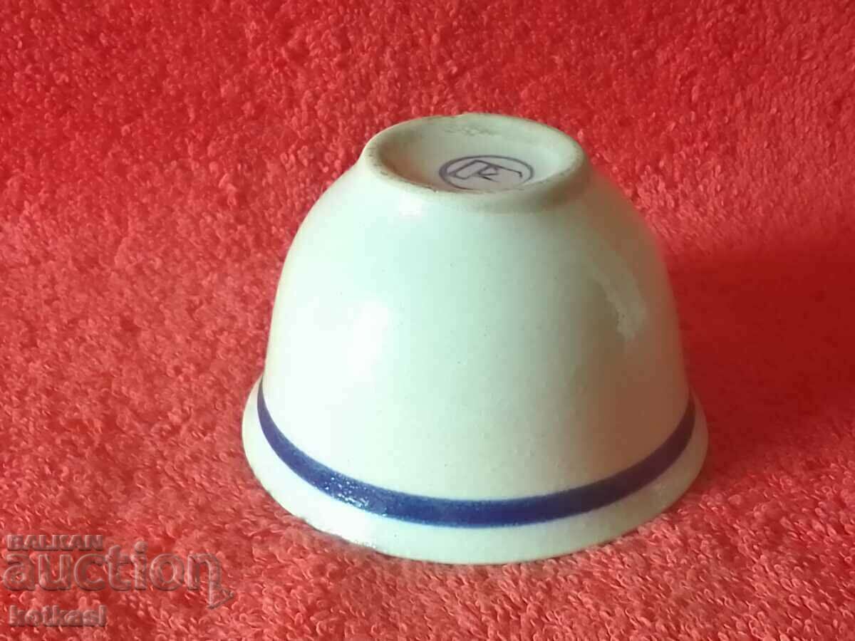 Auction  Old porcelain cup coffee mug Baba Vida Bulgarian porc