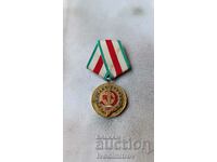 Medalie pentru 25 de ani de organe ale Ministerului Afacerilor Interne 1944 - 1969