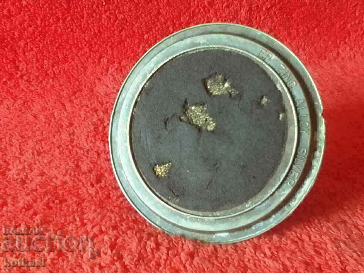 Old figure metal alloy zinc silver Swan marking - 5 Old figure metal alloy zinc silver Swan marking - 5