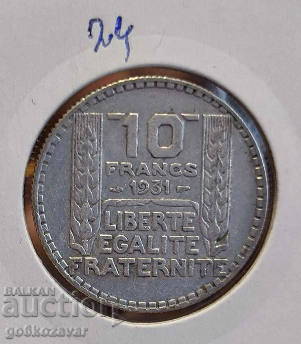 France 10 Francs 1931 Silver! France 10 Francs 1931 Silver!