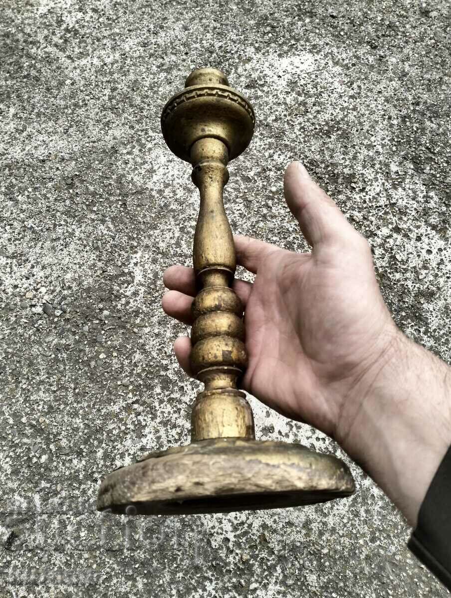 Delivery of Antique wooden candle holder