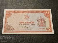 2 dollars Rhodesia