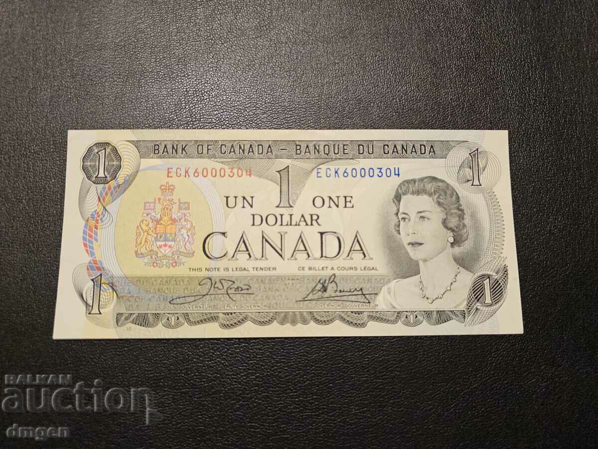 1 dolar canadian