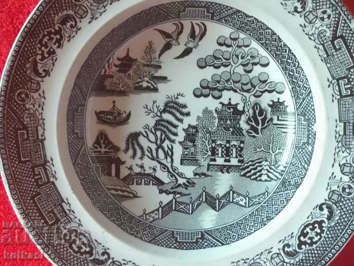 Delivery of Old large porcelain plate England STONE WARE ENGLAND Delivery of Old large porcelain plate England STONE WARE ENGLAND