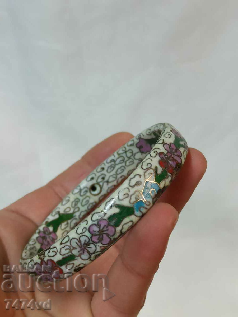 Chinese old bracelet - Qing dynasty cloisonné, enamel