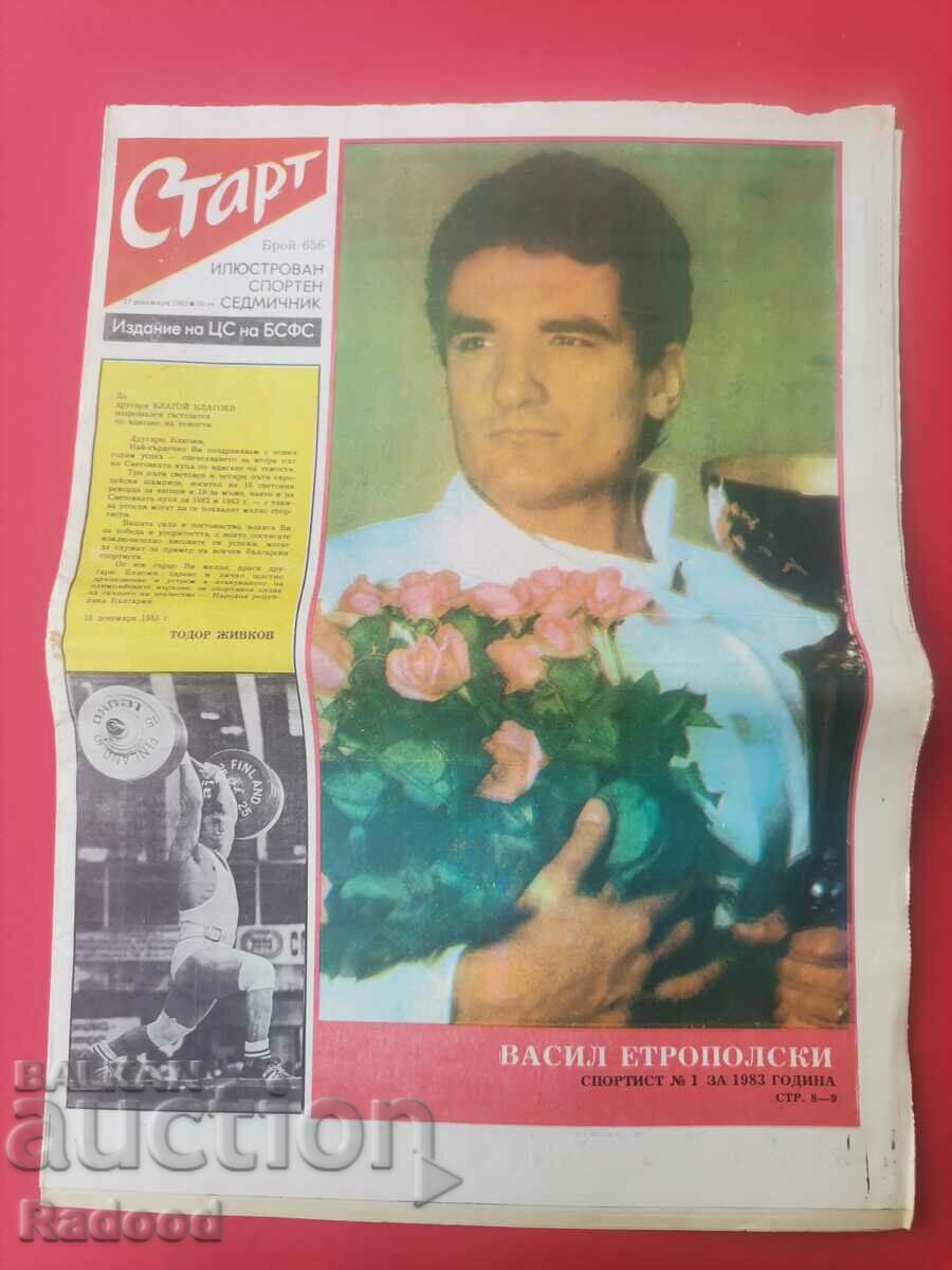 "Start" newspaper. Number 656/1983