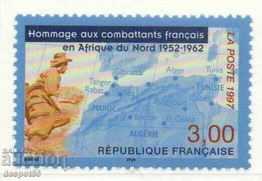 1997. France. In honor of the French soldiers in North Africa.