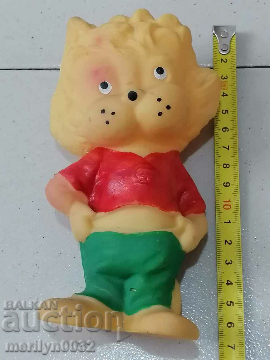 Children's rubber toy, rubber lion pacifier - NRB - 7