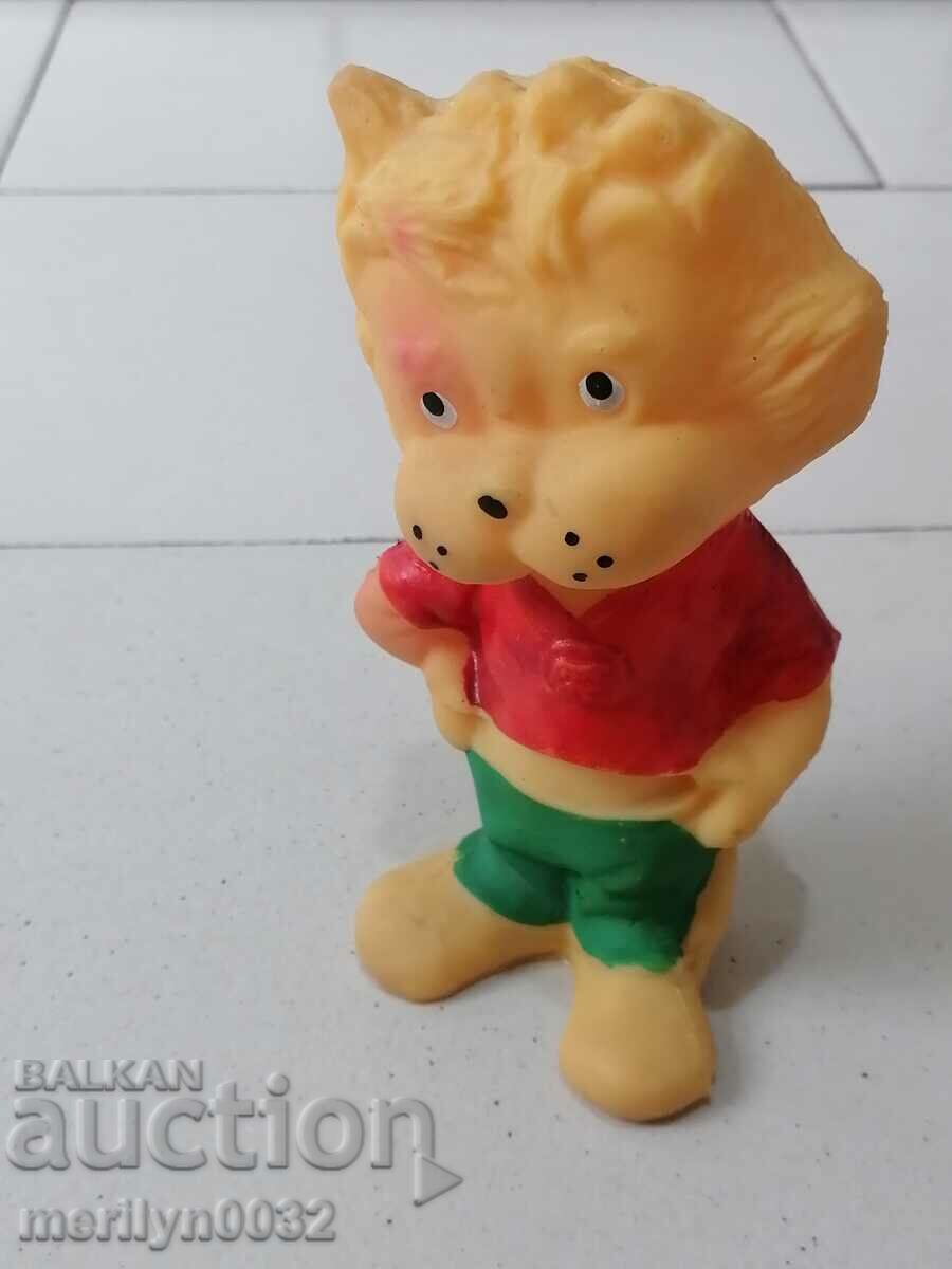 Детска гумена играчка, гумено лъвче залъгалка - НРБ