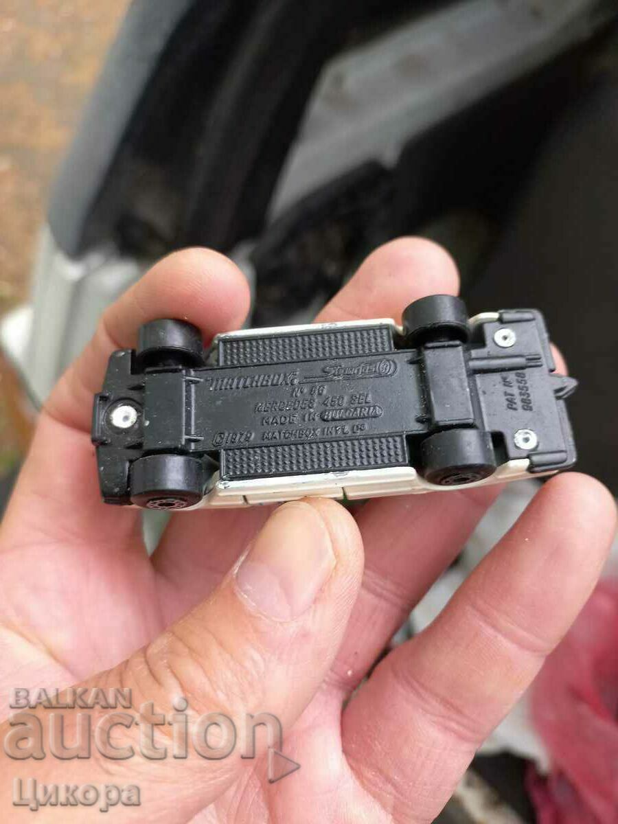 CUTIA de chibrituri BULGARIA CUTIA de chibrituri BULGARIA MERCEDES 450 SEL POLICE - 6