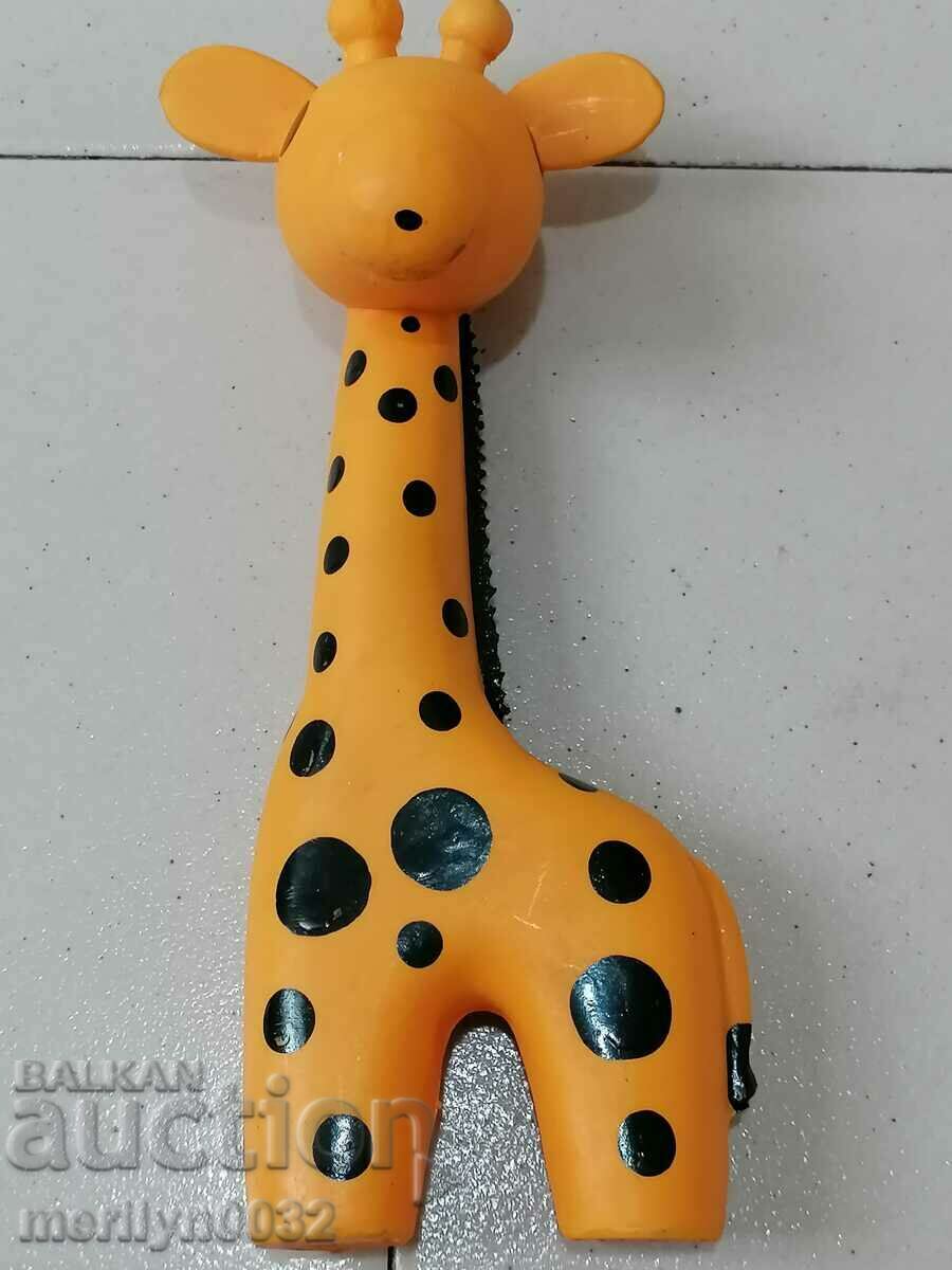 Children's rubber toy, rubber giraffe pacifier - NRB with price 16.00 BGN | € 8.18 Children's rubber toy, rubber giraffe pacifier - NRB with price 16.00 BGN | € 8.18