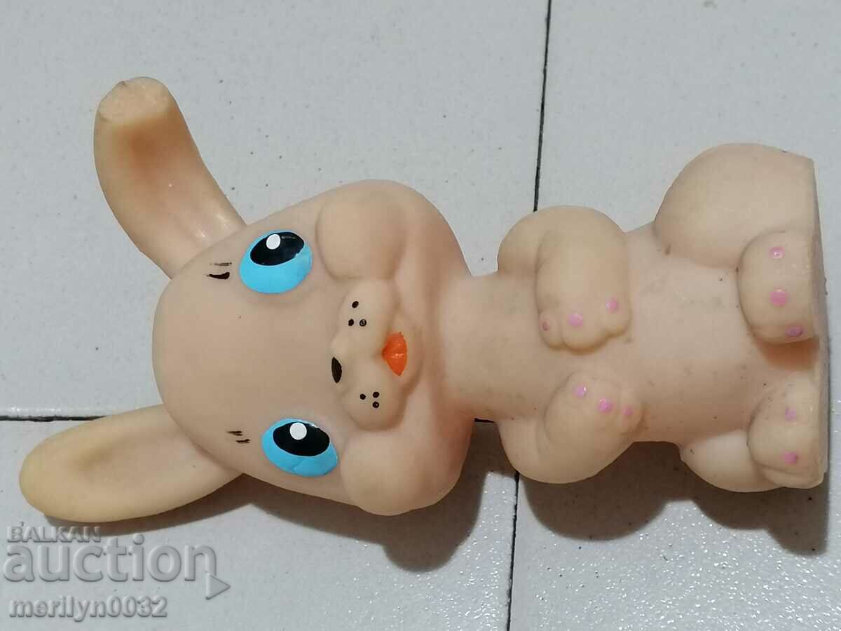 Children's rubber toy, rubber bunny pacifier - NRB - 6 Children's rubber toy, rubber bunny pacifier - NRB - 6