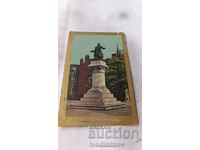 Carte poștală Statuia lui Cincinnati Garfield