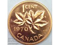 Канада 1 цент 1970 UNC PROOF