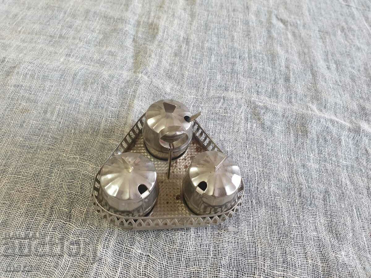 Metal spice set with price 10.00 BGN | € 5.11 Metal spice set with price 10.00 BGN | € 5.11
