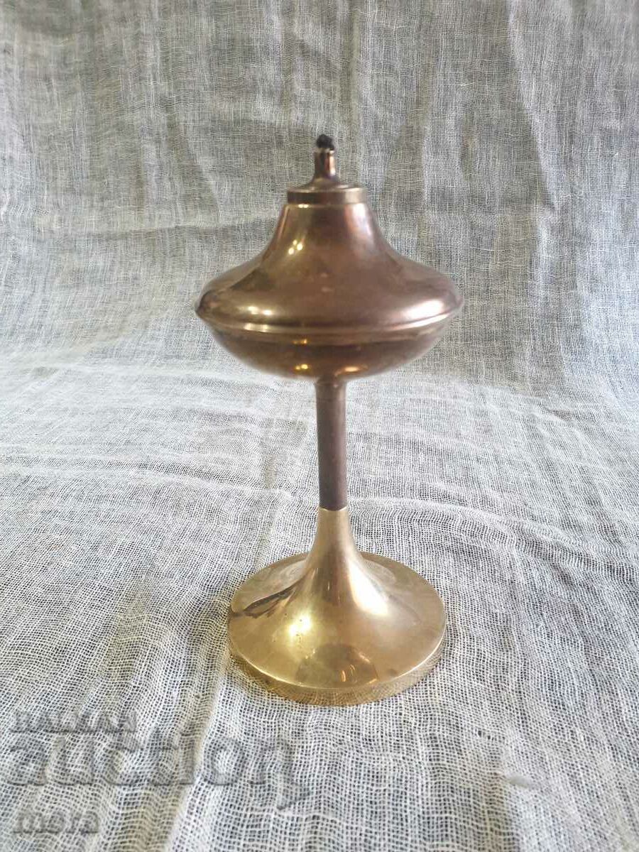 Stylish bronze lamp