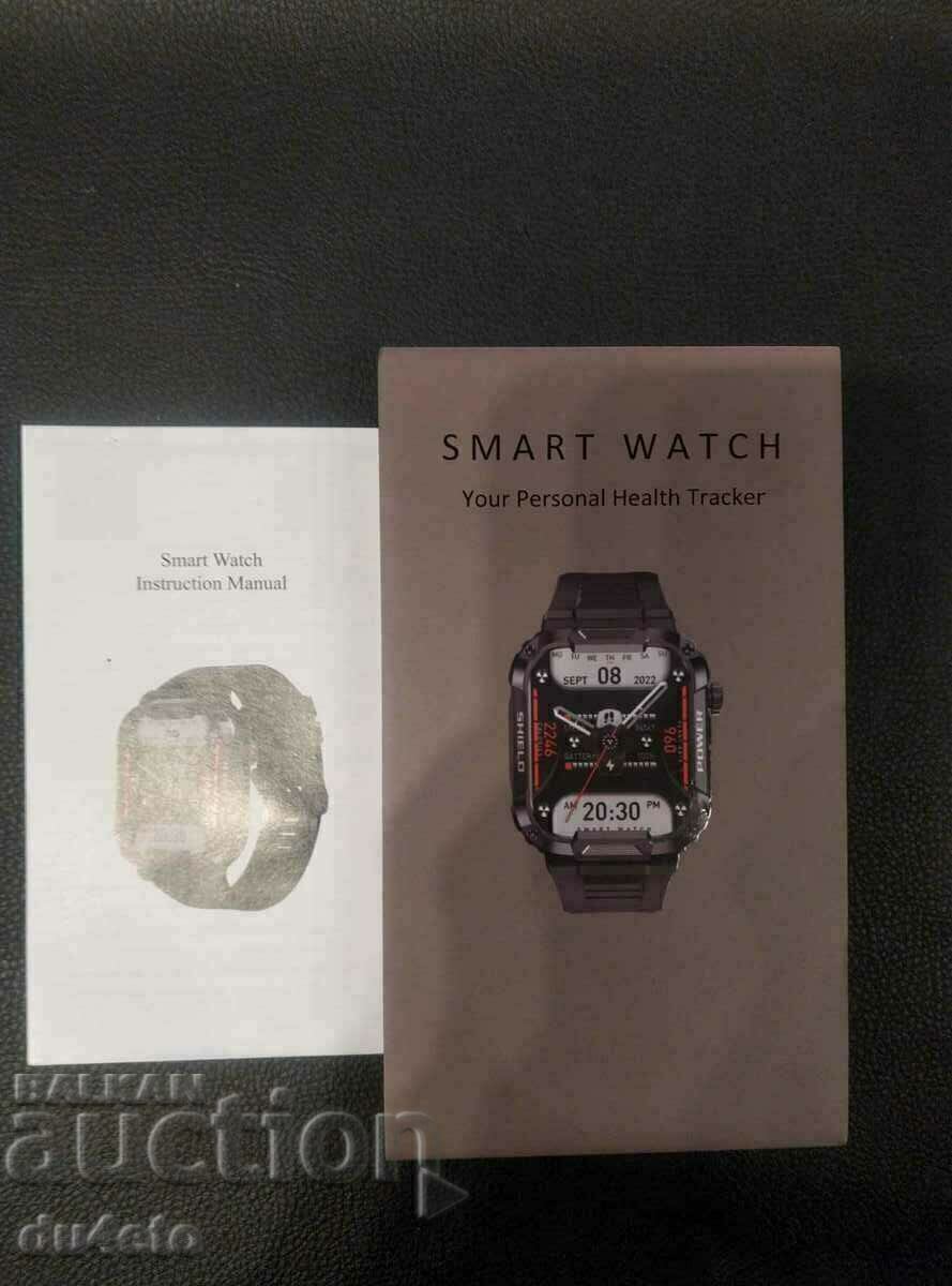 Ceas inteligent militar pentru bărbați MELANDA 1.85 Bluetooth Call Smar - 6