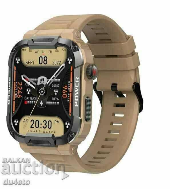 Ceas inteligent militar pentru bărbați MELANDA 1.85 Bluetooth Call Smar Ceas inteligent militar pentru bărbați MELANDA 1.85 Bluetooth Call Smar