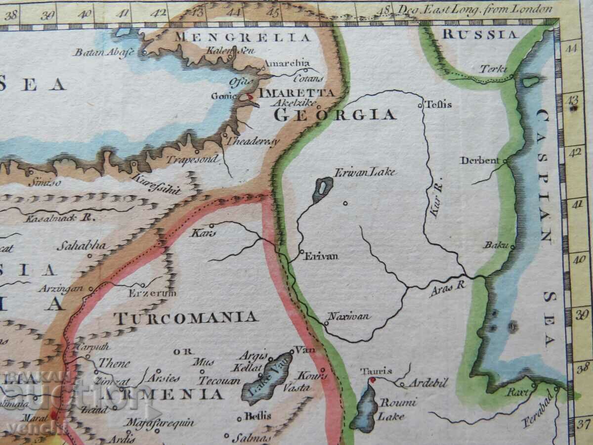Delivery of 1772 - ANATOLIA - THOMAS JEFFERYS - ORIGINAL Delivery of 1772 - ANATOLIA - THOMAS JEFFERYS - ORIGINAL