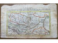1720 - КАРТА - Унгария, Балкани - ОРИГИНАЛ