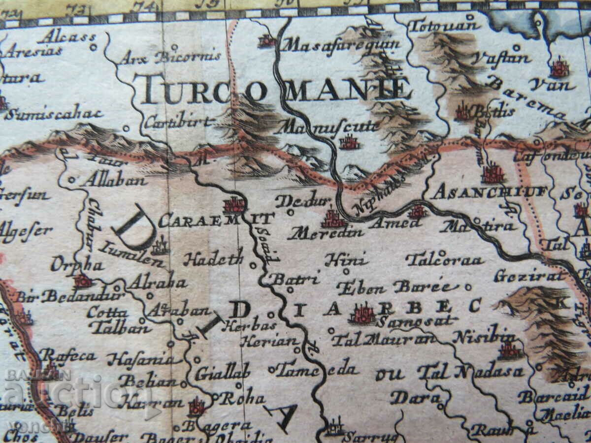 Delivery of 1657 - MAP - SYRIA, DIARBEKIR - ORIGINAL Delivery of 1657 - MAP - SYRIA, DIARBEKIR - ORIGINAL