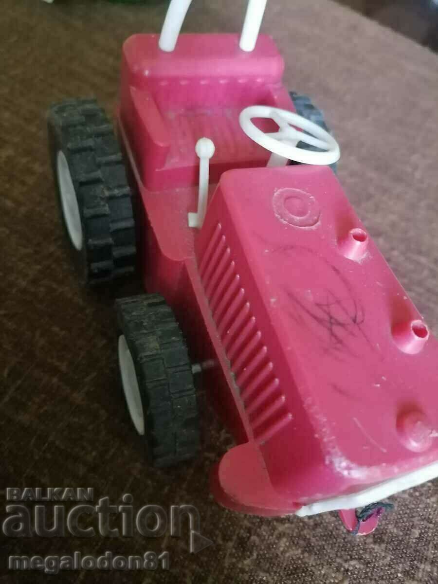 Old toy tractor from Soca