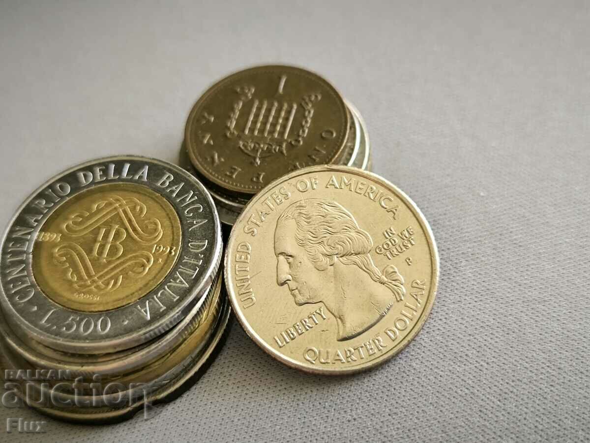 Coin - USA - 1/4 (quarter) dollar (Massachusetts) | 2000 with price 3.75 BGN | € 1.92 Coin - USA - 1/4 (quarter) dollar (Massachusetts) | 2000 with price 3.75 BGN | € 1.92