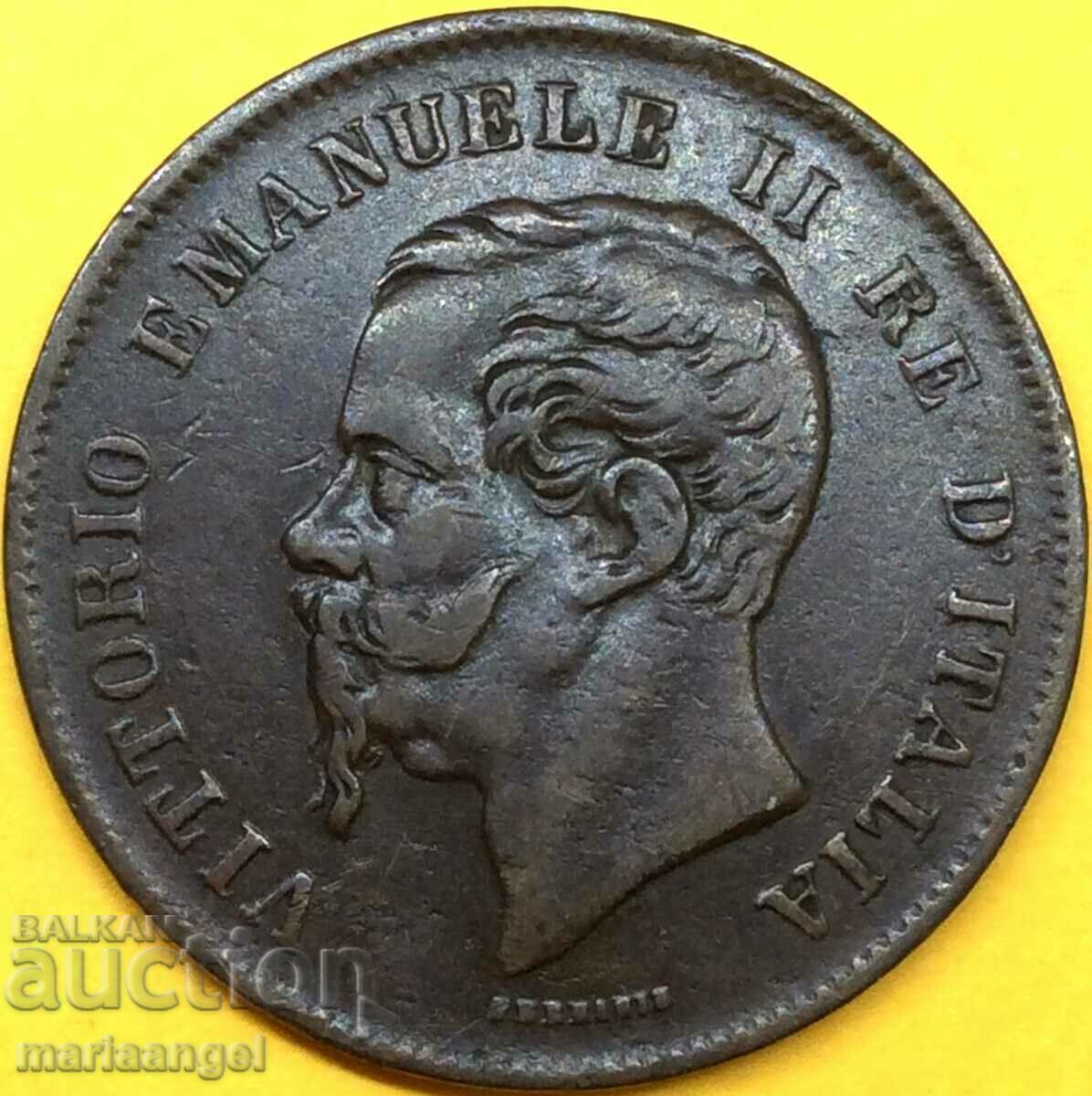 5 centesimi 1862 N - Napoli Italia 25mm