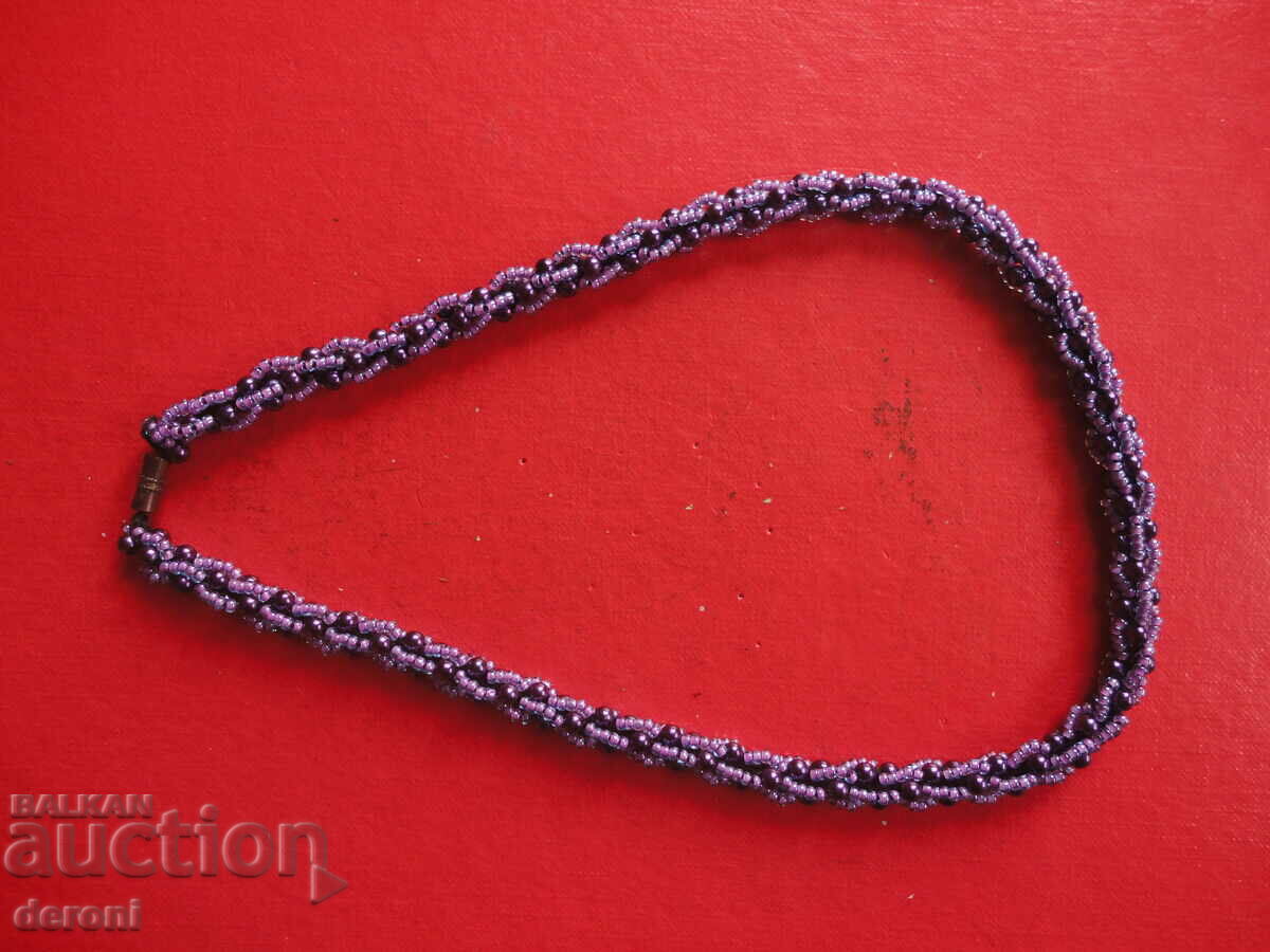 Great blue bead choker necklace - 7 Great blue bead choker necklace - 7