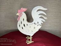 Metal candlestick, Rooster