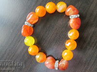 Bracelet natural stones - carnelian