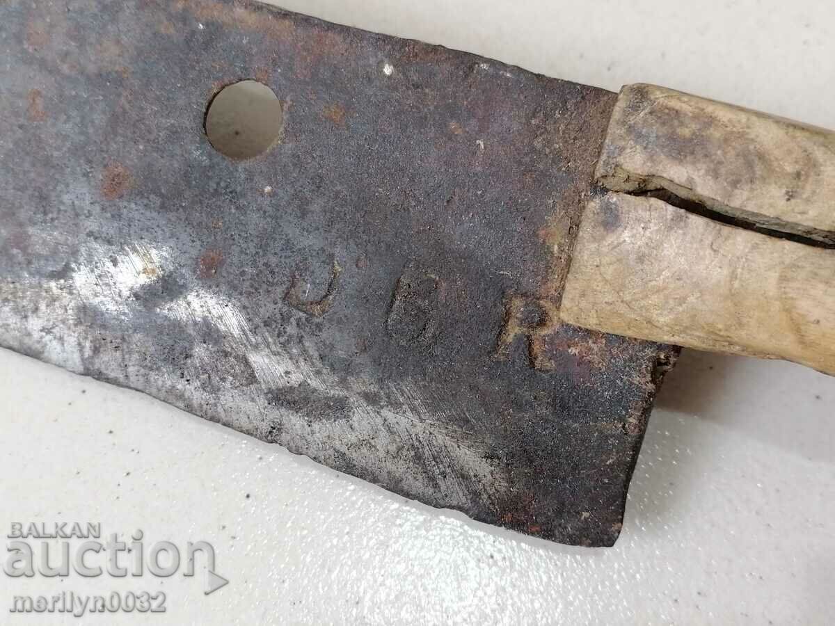 Hand-forged branded saber, blade, knife, axe - 6 Hand-forged branded saber, blade, knife, axe - 6