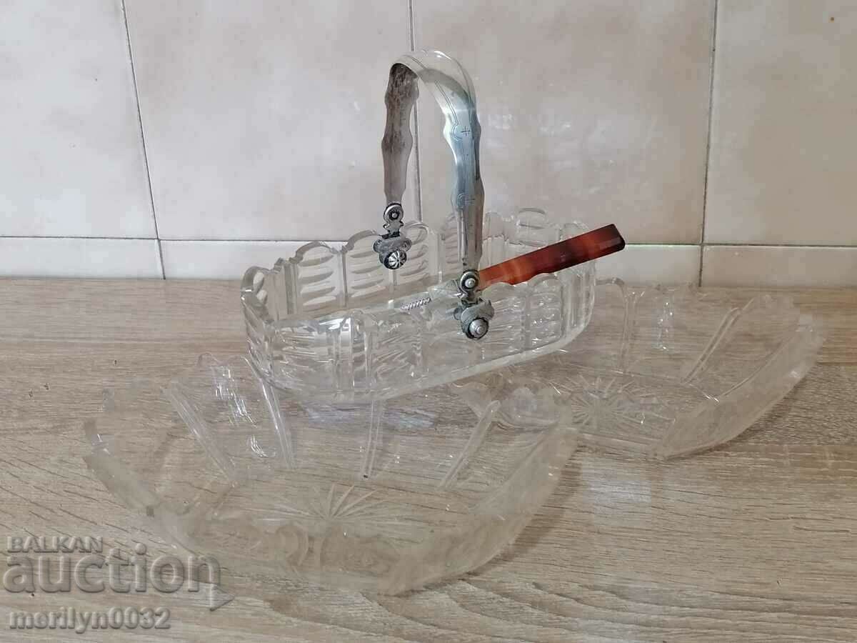 Crystal service lead crystal silver 70s of the 19th century - 6 Crystal service lead crystal silver 70s of the 19th century - 6