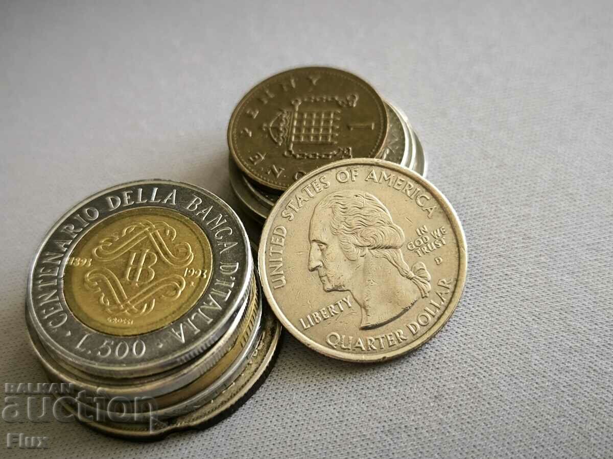 Coin - USA - 1/4 Dollar (Tennessee) | 2002 with price 4.50 BGN | € 2.30 Coin - USA - 1/4 Dollar (Tennessee) | 2002 with price 4.50 BGN | € 2.30