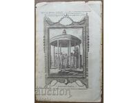 1780 - ENGRAVING - Japan: Wedding - ORIGINAL