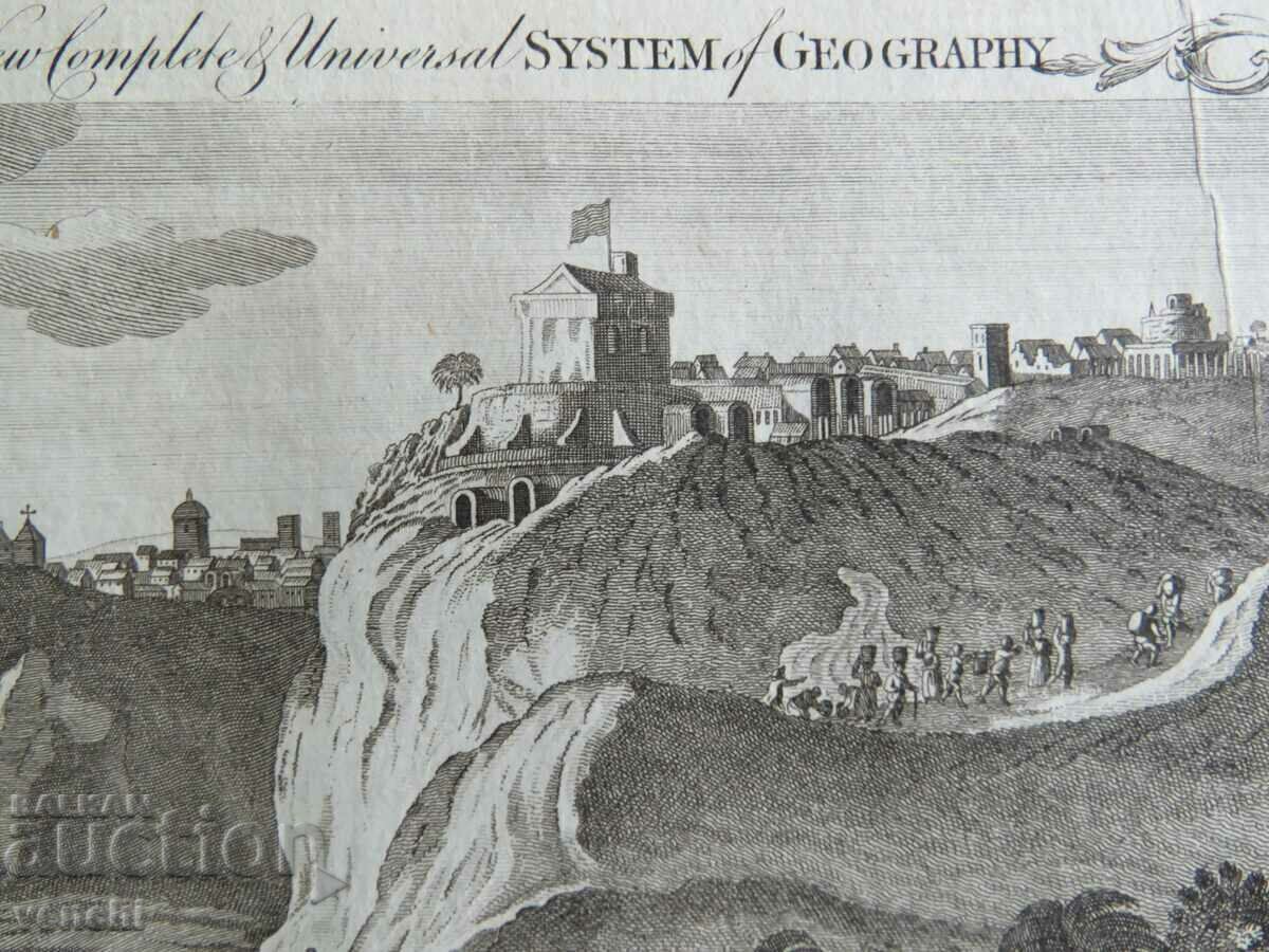 Delivery of 1782 - ENGRAVING - SALVADOR, SOUTH AMERICA - ORIGINAL Delivery of 1782 - ENGRAVING - SALVADOR, SOUTH AMERICA - ORIGINAL