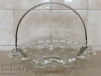 Фруктиера оловен кристал сребро 70те год на 19-ти век