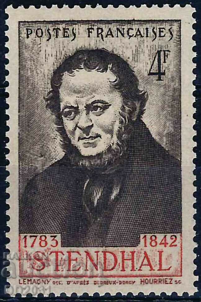 Франция 1942 - Стендал MNH