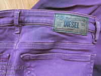 Original jeans DIESEL, color burgundy, number 28