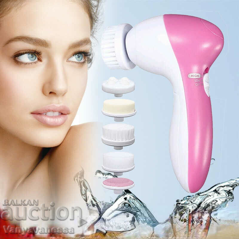 Multifunctional brush 5 in 1 facial massager for every day