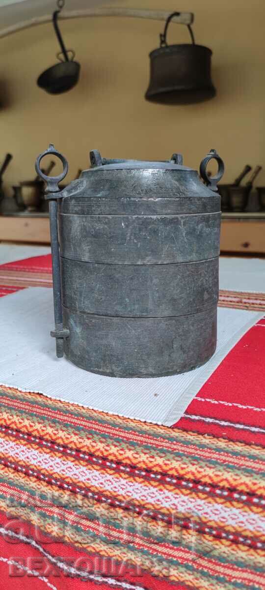 OLD COPPER SEFERTAS - MILITARY FIELD FOOD CAN - 5 OLD COPPER SEFERTAS - MILITARY FIELD FOOD CAN - 5