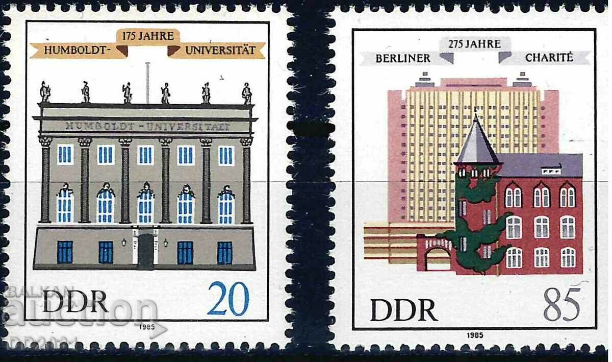 Germania RDG 1985 - Universități MNH